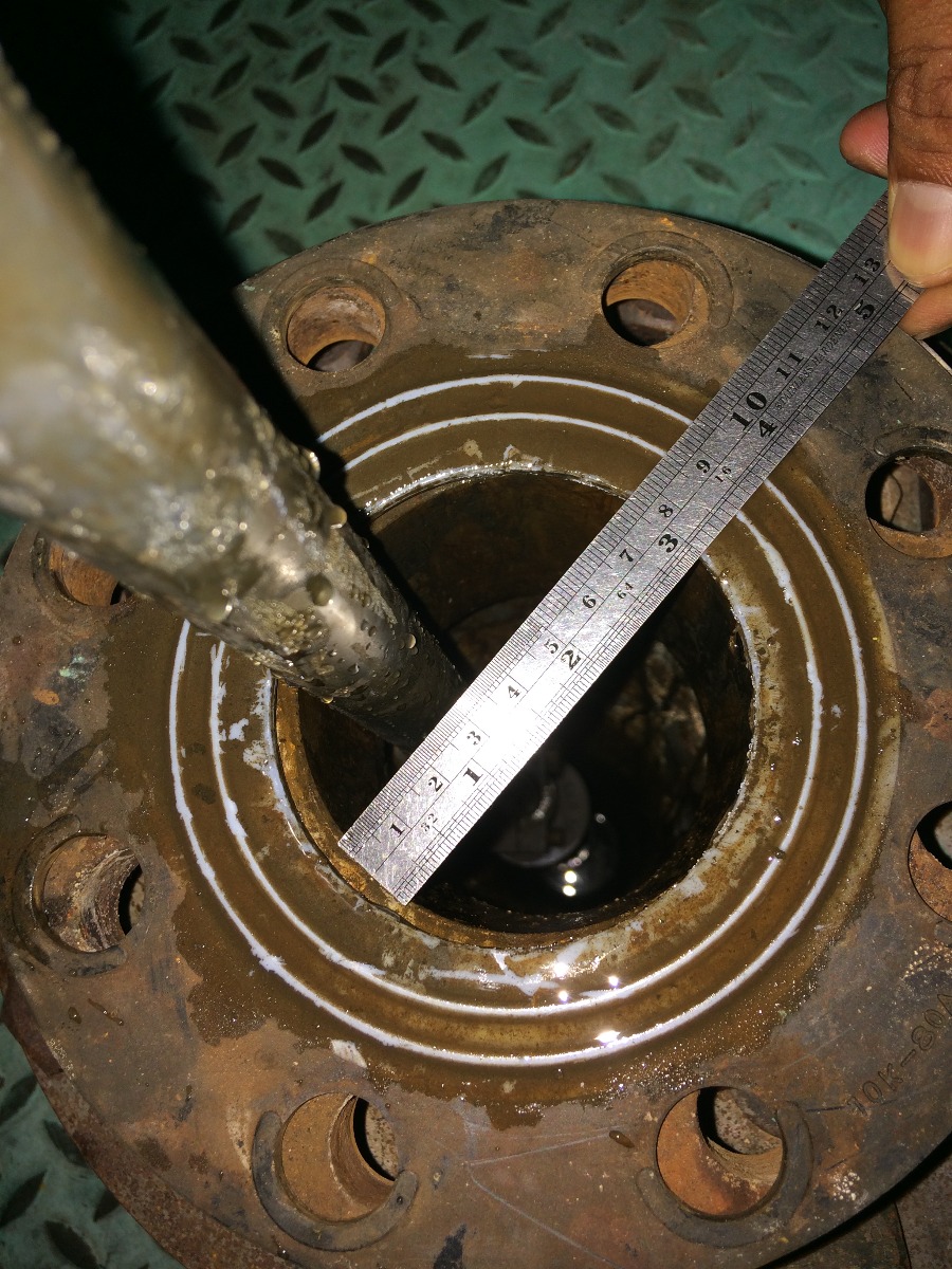 level measurement on an alkaline mixing tank