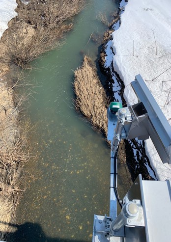 河流水位监测应用图片