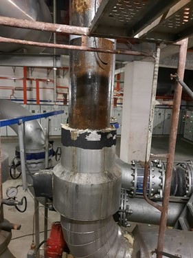 Chiller plant stainless steel pipework
