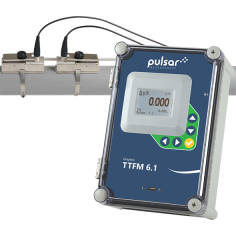 Non-contacting pipe flow measurement with the TTFM 6.1 and SE16B transducers from Pulsar Measurement