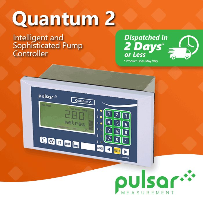 Quantum 2 pump controller now dispatched in 2 days or less. 