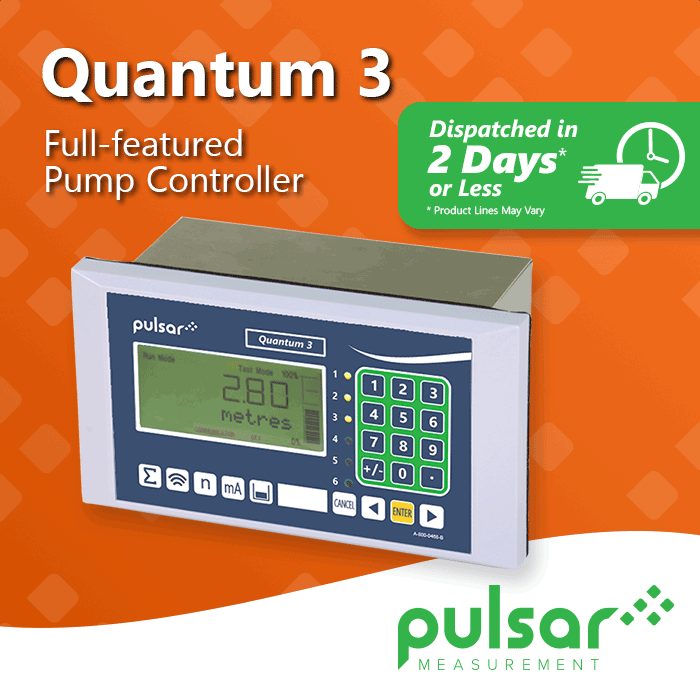 Quantum 3 pump controller now dispatched in 2 days or less. 