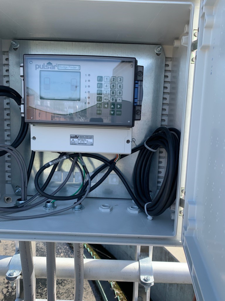Sludge Finder 2 Mounted in a Panel Box