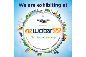 OzWater Logo and Exhibition Theme Image
