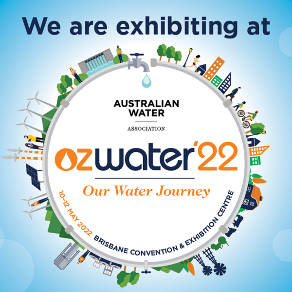 OzWater Logo and Exhibition Theme Image